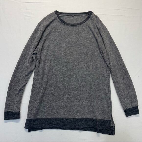 Gray Ringer Knit Sweater Women’s Size Large - Picture 9 of 9